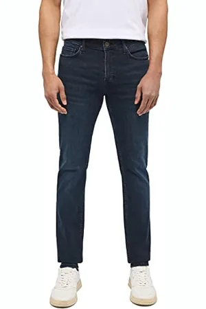 Mustang Męskie dżinsy Style Frisco Skinny, granatowe 983, 38 W / 36 L, , 38W / 36L
