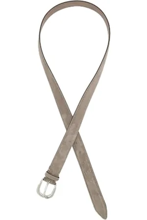 Ulla Popken Damskie duże rozmiary duże rozmiary plus size pasek, zamsz, wygląd skóry welurowej, metaliczne zapięcie 821761, , 95