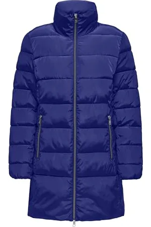 ONLY ONLNEWLINA Puffer Zip Coat OTW KTA pikowana kurtka, niebieska, XS, , XS