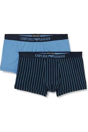 Emporio Armani Męski elastyczny bawełniany klasyczny wzór mieszanka 2-pak tułowia, , S, , S
