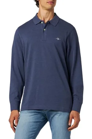 GANT Męska koszulka polo Reg Shield Ls Pique Rugger, , M
