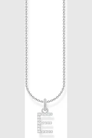 Thomas Sabo Naszyjnik litera E Srebro próby 925 z cyrkoniami KE2244-051-14