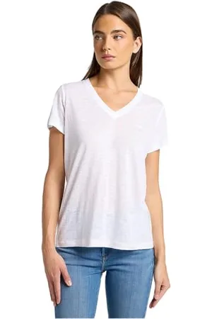Lee Koszulka damska z dekoltem w serek, , XL