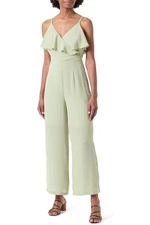 VILA Vielke V-Neck Strap Jumpsuit/Bm/Dc, , 40