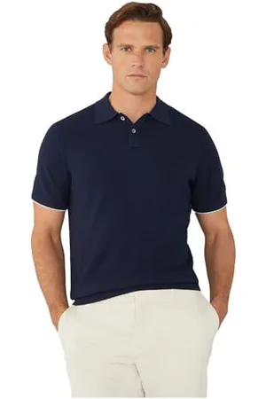 Hackett Męska dzianina Telfor Varsity, niebieska (granatowa), 3XL, , 3XL