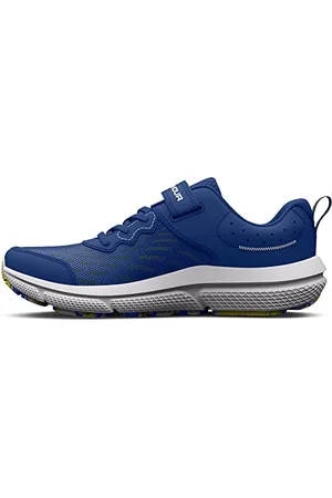 Under Armour Dziecko UA BPS Assert 10 AC Buty do biegania, Blue Mirage Blue Mirage Starfruit Halo Szary, 27.5 EU