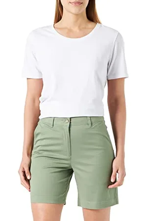 GANT Klasyczne szorty damskie typu chino, Oil Green, Standard, , 44W