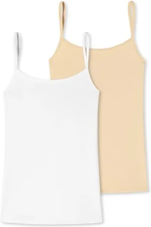 Schiesser Schiesser Damska Bielizna Spaghettitop 2-Pak, Mieszana, 3Xl, , 3Xl