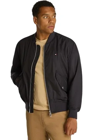 Tommy Hilfiger Męska kurtka bomberka AUTHENTIC BOMBER MW0MW36592, czarna, L, , L