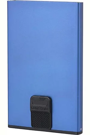 Samsonite Alu Fit SLG - Card Case, 10,2 cm, niebieski (prawdziwy niebieski)