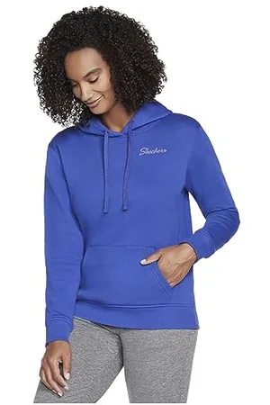 Skechers Signature Pulower bluza z kapturem Clematis Blue, , XS
