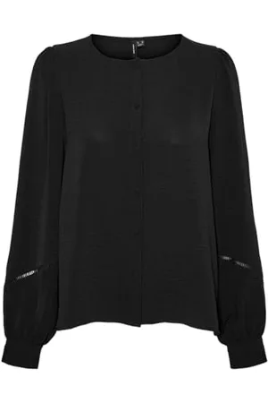VERO MODA VMALVA L/S koszulka z taśmą WVN GA, , XL