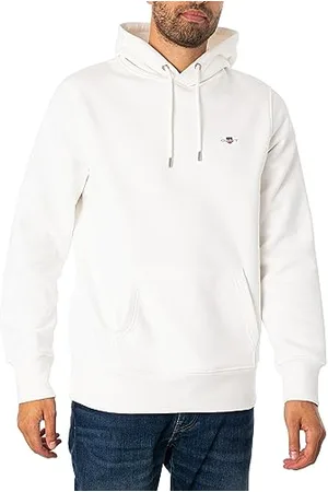 GANT Męska bluza z kapturem REG Shield, , standardowa