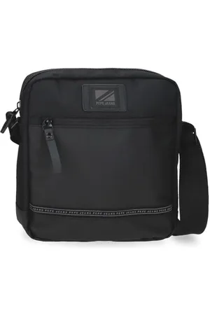 Pepe Jeans Stratford Torba na messenger Portatablet Czarny 23x27x7 cm Poliester by Joumma Bags, , Talla única, Torba na ramię