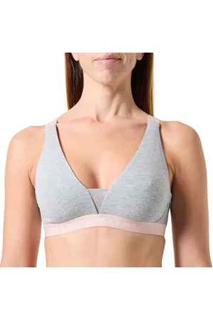 Emporio Armani Iconic Logoband Bralette, , M