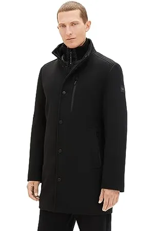 TOM TAILOR Męski płaszcz wełniany, , XL