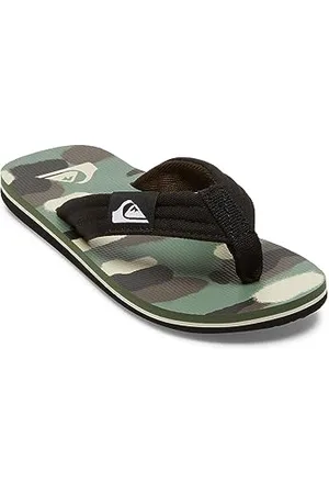 Quiksilver Molokai Layback sandały, czarne/brązowe/zielone, 31 EU, , 31 EU