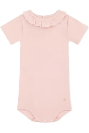 Petit Bateau Body MC COLLERETTE SALINE3M, , 3 miesi?cy