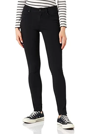 QS by s.Oliver Dżinsy Izabell/Skinny Fit/Mid Rise/Skinny Leg, czarny, 44W / 32L