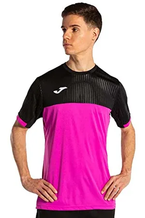 Joma Męski t-shirt Montreal, neonowy różowy czarny, XXL