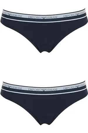 Emporio Armani Damskie majtki brazylijskie 2-pak, morskie, XL, , XL