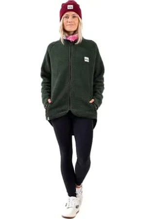 Eivy Damska kurtka Redwood Sherpa Fleece Kurtka Forest Green
