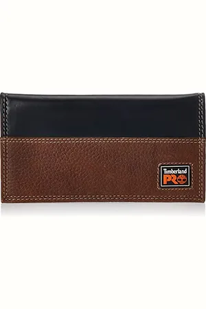 Timberland Męski, skórzany, długi, podwójnie składany portfel Rodeo z RFID, Tik, rozmiar uniwersalny