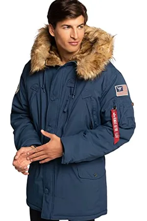 Alpha Industries Męska kurtka polarowa, kurtka niemowlęca, , granatowa, , XS
