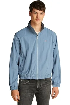 Tommy Hilfiger Męska kurtka wiatrówka TJM ESSENTIAL EXT DM0DM20655, niebieska (Colorado Blue), S, , S