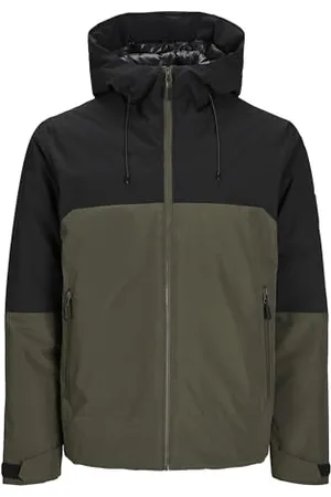 JACK & JONES Jack&Jones JCOAIDEN męska kurtka przejściowa SN, Forest Night/Szczegóły: Black Blocking, XL, , XL