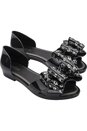 Melissa Seduction Vi AD, AA588 Czarny/Srebrny, 39 EU Sandały, , 39 EU
