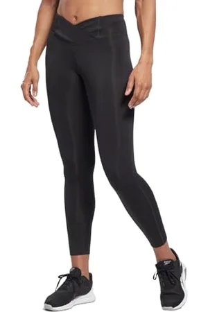 Reebok Damskie legginsy treningowe gotowe do treningu, , XXL (Krótki)