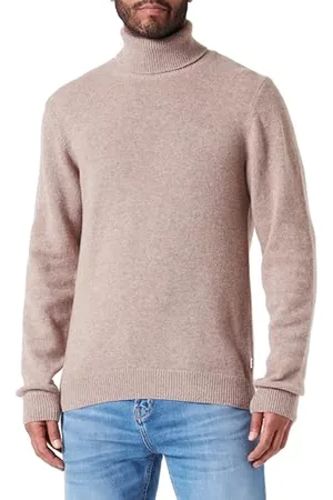 Casual Friday CFKarl Roll Neck Bounty Knit męski sweter z dzianiny drobno dziergany sweter z golfem, , M