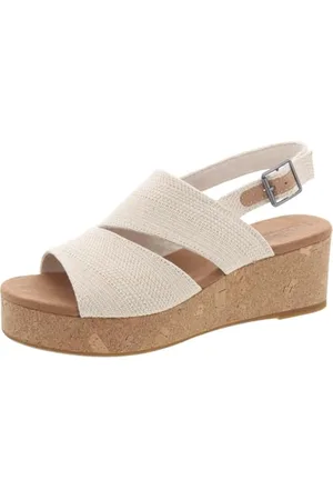 TOMS Damskie sandały Claudine na koturnie, , 36 EU, , 36 EU