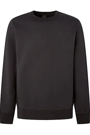 Hackett Męska bluza Essential Crew, czarna, XXL (DE)