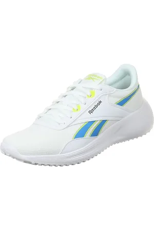 Reebok Męskie buty sportowe Lite 4, Biały kwas kinetyczny żółty, 44.5 EU