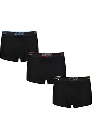 DKNY Męskie bokserki męskie super miękkie modal i mieszanka bawełny, , S