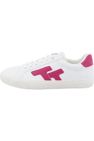 TOM TAILOR Damskie 5390590004 Sneakers, White-dkpink, 37 EU, , 37 eu