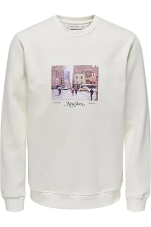 Only & Sons Onsrobert Reg Photo Crew Neck SWT Vd bluza męska, , L
