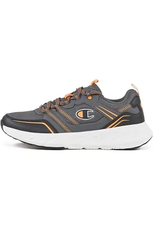Champion Warrior Low, Trampki Męskie, Ciemny Szary/Czarny/Pomarańczowy (ES007), 46 EU, , 46 EU