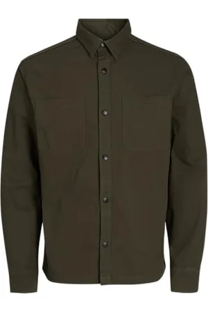 JACK & JONES Jcologan Ripstop Overshirt Ls, , L