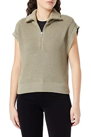 Taifun Damski sweter 272027-15402, zielony , 44 (DE)