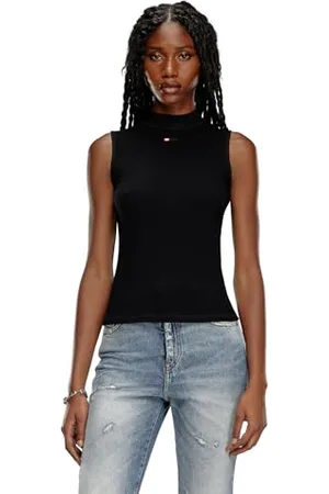 Diesel T-mokky-SL-microdiv Tank Top Koszulka damska, , L