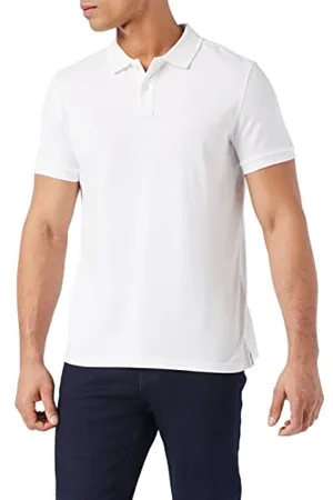 Marc O’ Polo CASUAL Polo męska koszulka polo – klasyczna koszulka polo z bawełny organicznej, biały, L