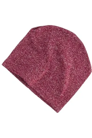 Ulla Popken Damska czapka typu beanie, melanżowa, wewnątrz miękka szorstka czapka z dzianiny, , jeden rozmiar