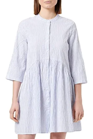 ONLY Sukienka damska ONLFIE Chicago WVN, Cloud Dancer/Stripes:Cashmere Blue, S, , S