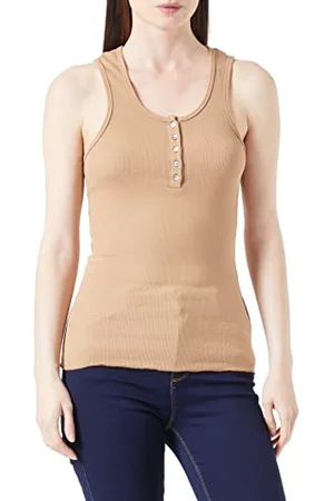 Replay Damska koszulka na ramiączkach W3597A / Cami Shirt, , L, , L
