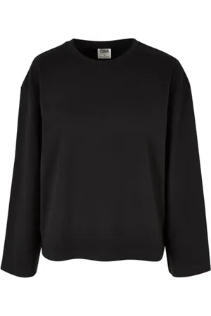 Urban classics Damska koszulka damska Organic Oversized Longsleeve Black 4XL, , 4XL