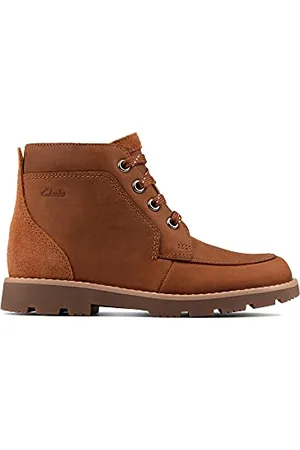 Clarks Heath Lace T buty chłopięce, brązowy - - 23 EU