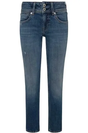 Pepe Jeans Damskie dżinsy Slim Lw Pl204729, dżinsy, niebieskie, 27W/34L, , 27W / 34L